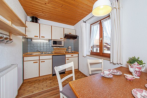 Kitchen in the apartment Wildschütz